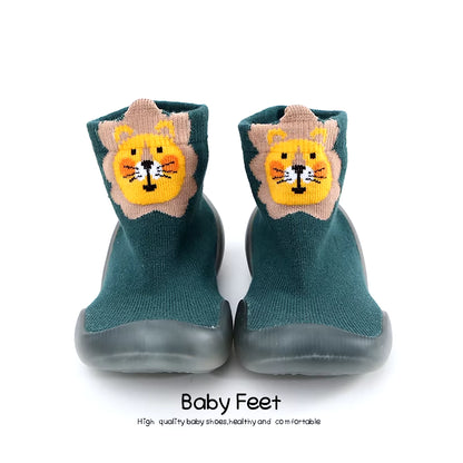 Baby Socks Shoes Infant Cute Cartoon Kids Boy Shoes Soft Rubber Sole Child Floor Sneaker Bebe Booties Toddler Girls First Walker
