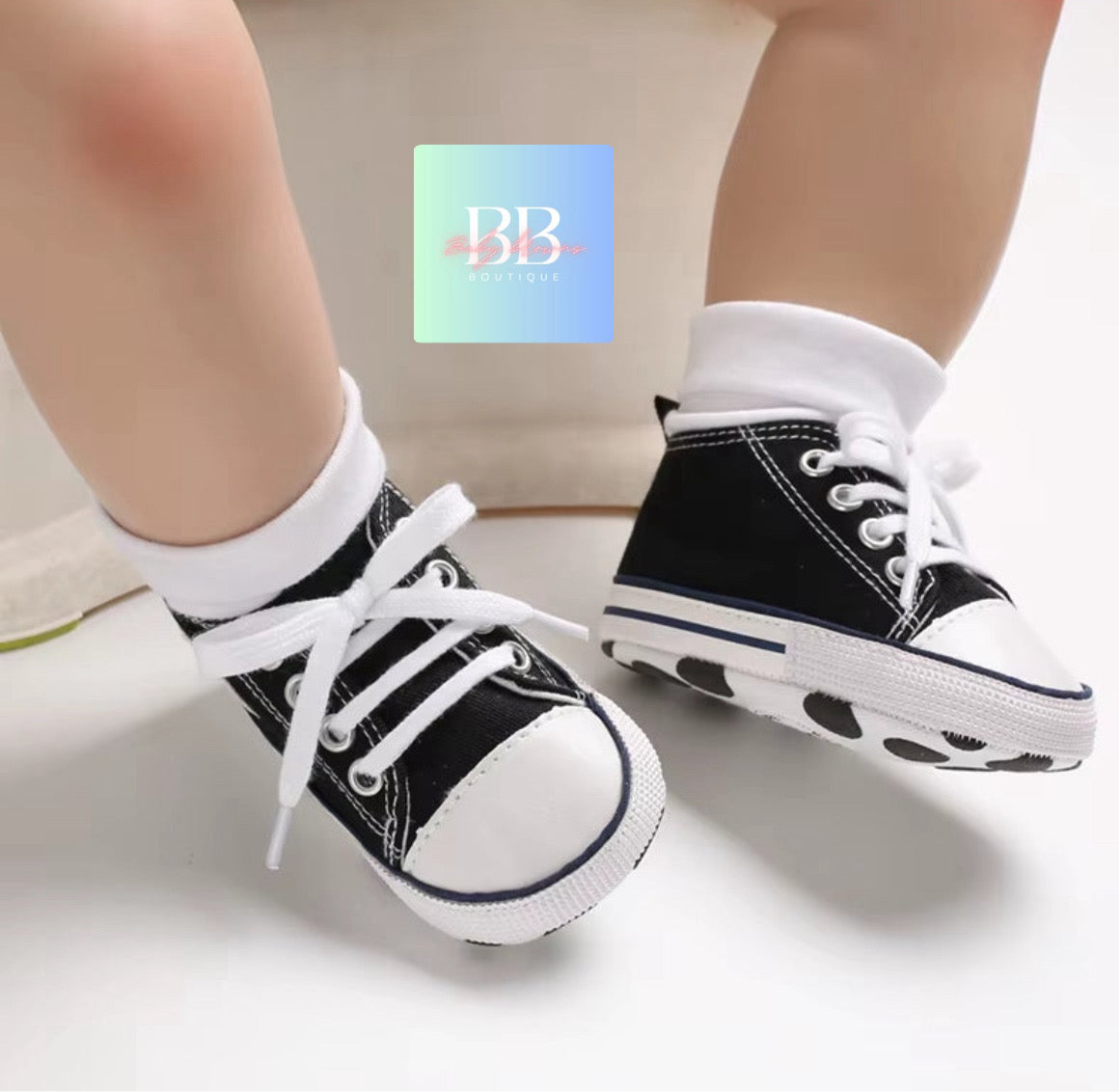 Baby/Toddler Classic Baseball Boots with Laces. 12 colours, 0-18M