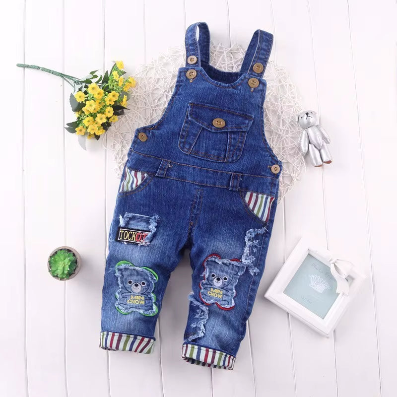 Kids Baby Clothes Clothes Jumper Boys Girls Dungarees Infant Playsuit Pants Denim Jeans Overalls Toddler Jumpsuits