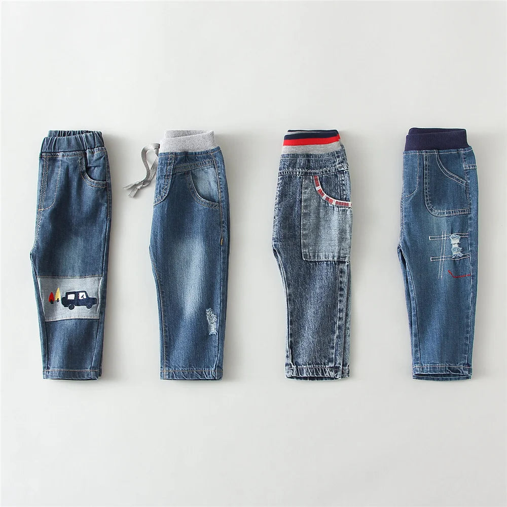 Baby Boy Denim Pants Children Casual Pants Infant Girls Jeans Toddler Trousers Fashion Kids Baby Clothes