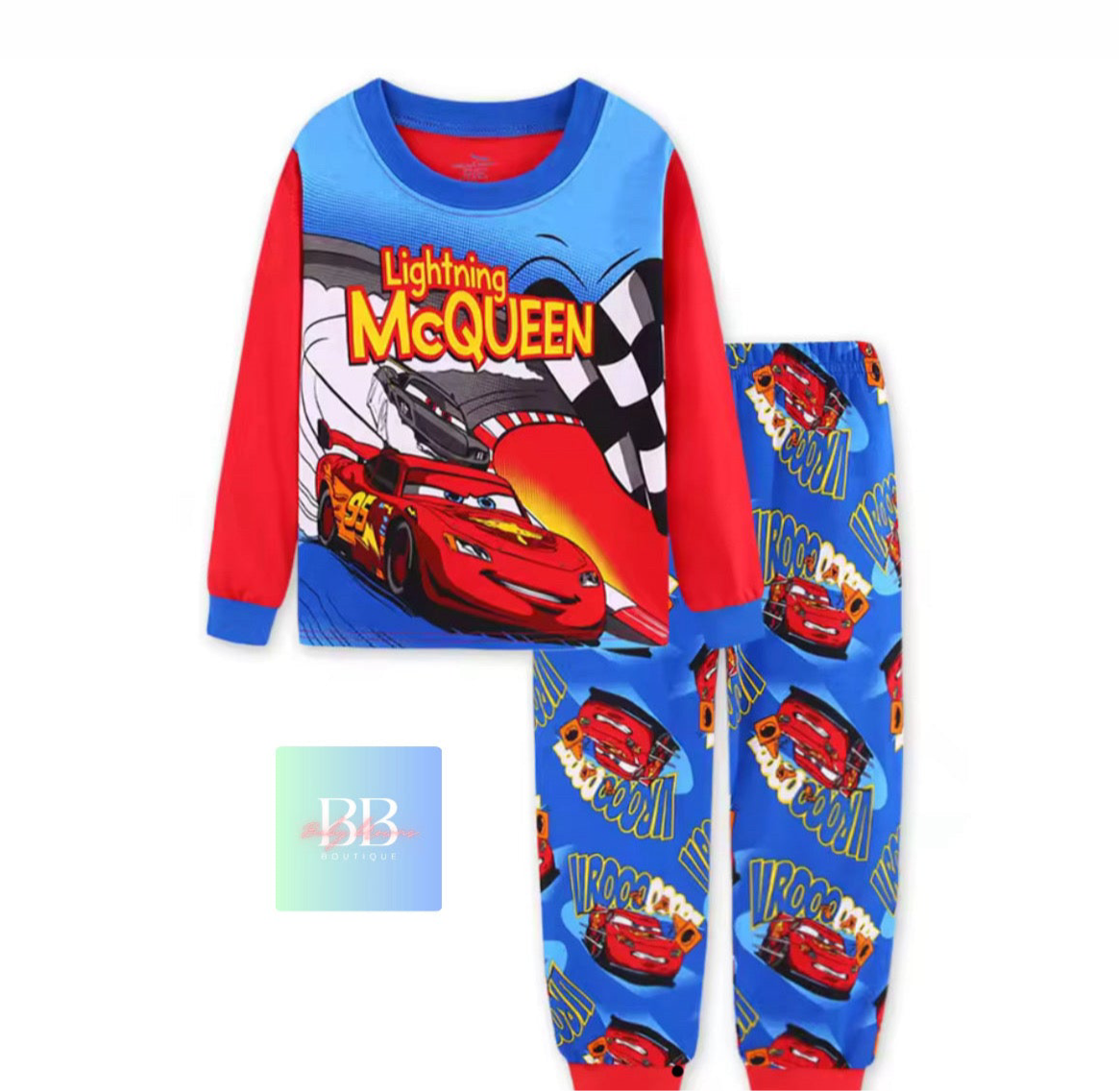 Kids, Boys Car Cartoon Character Pyjama Sets Sleepwear. 11 variants, 1-7Y.