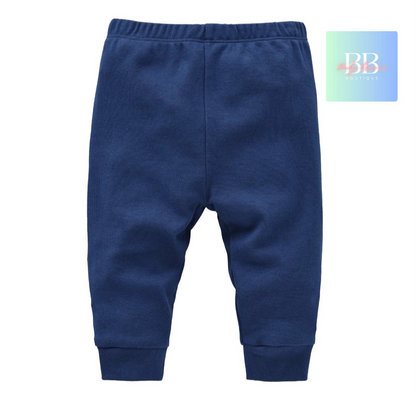 Baby/Toddler Cotton Casual Tracksuit Pants. 7 colours, 0-24M.