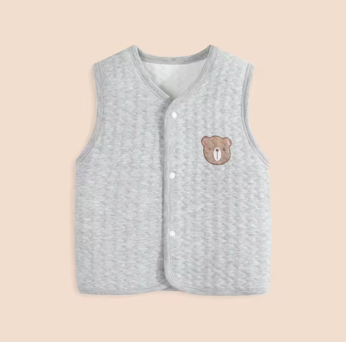 Baby/Toddler cute soft cotton waistcoat/body warmers. 4 colours, 3-24moths.