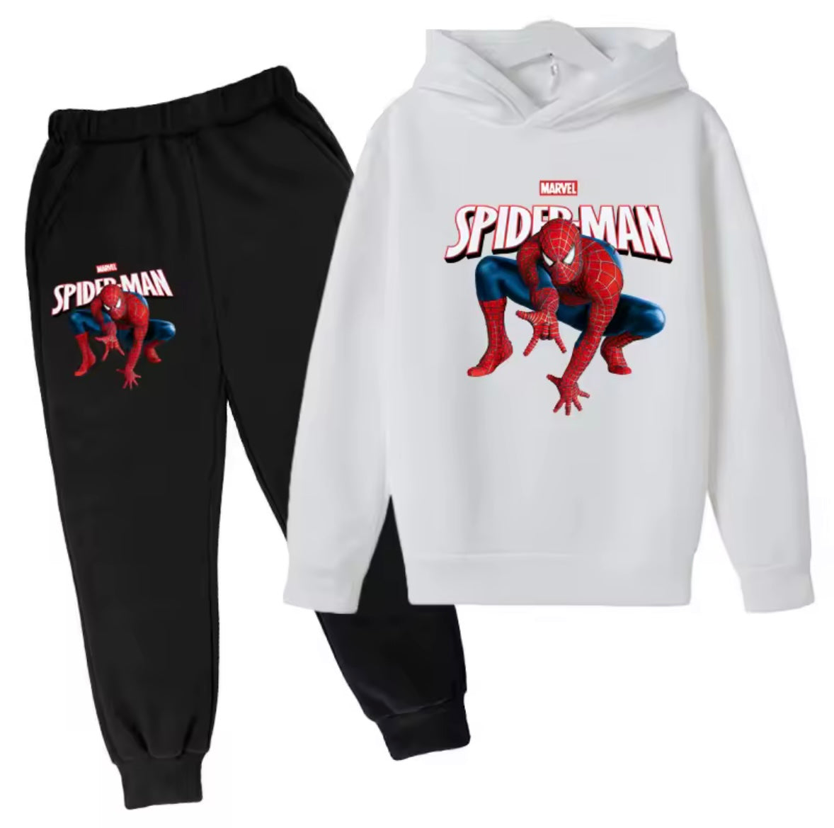 Kids Boys Lightweight Hooded Spider-Man Tracksuit 4 colours 1-8Y