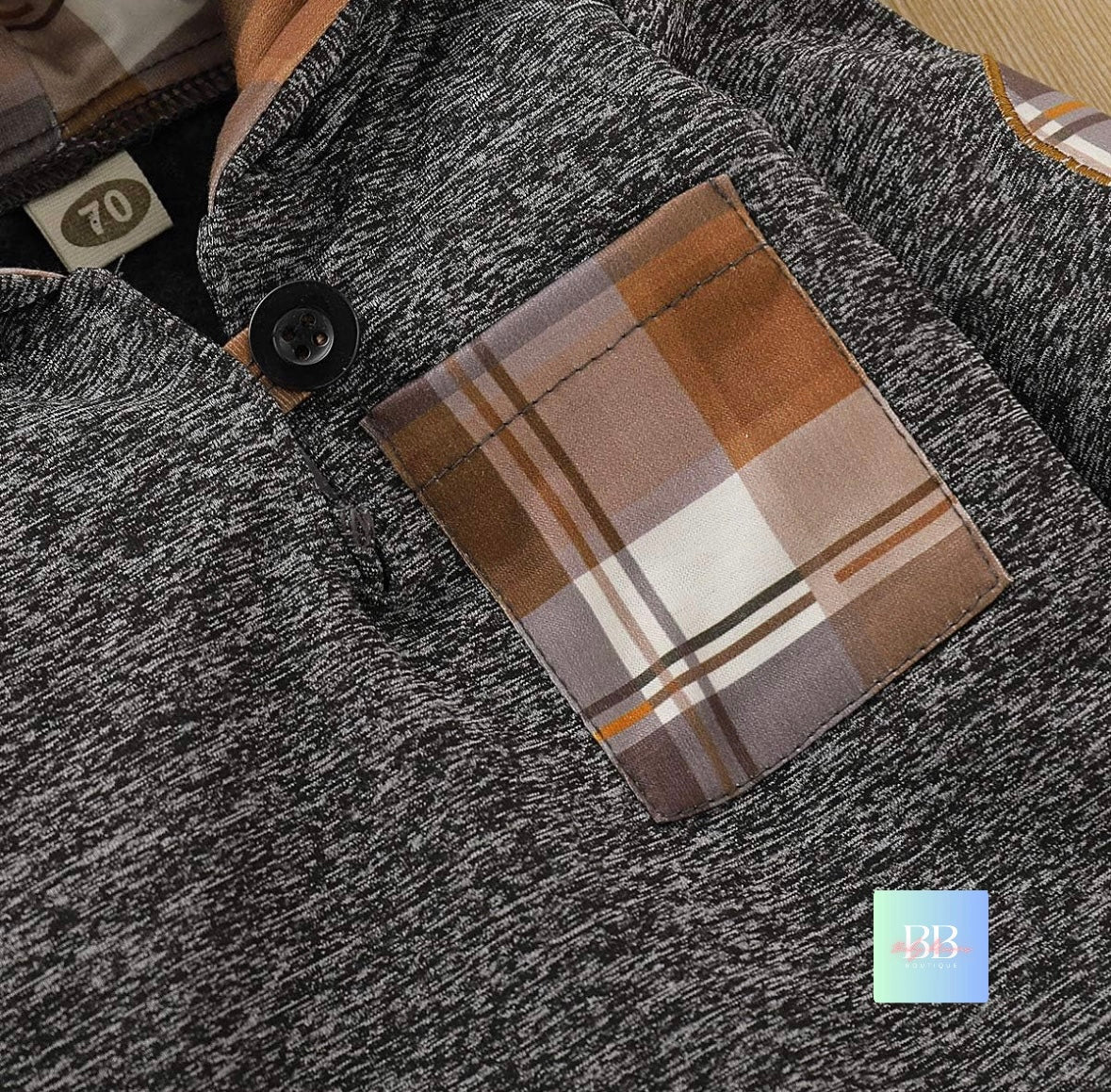 Toddler Casual Tracksuit Pants & Sweatshirt with Hood. 0M-3Y