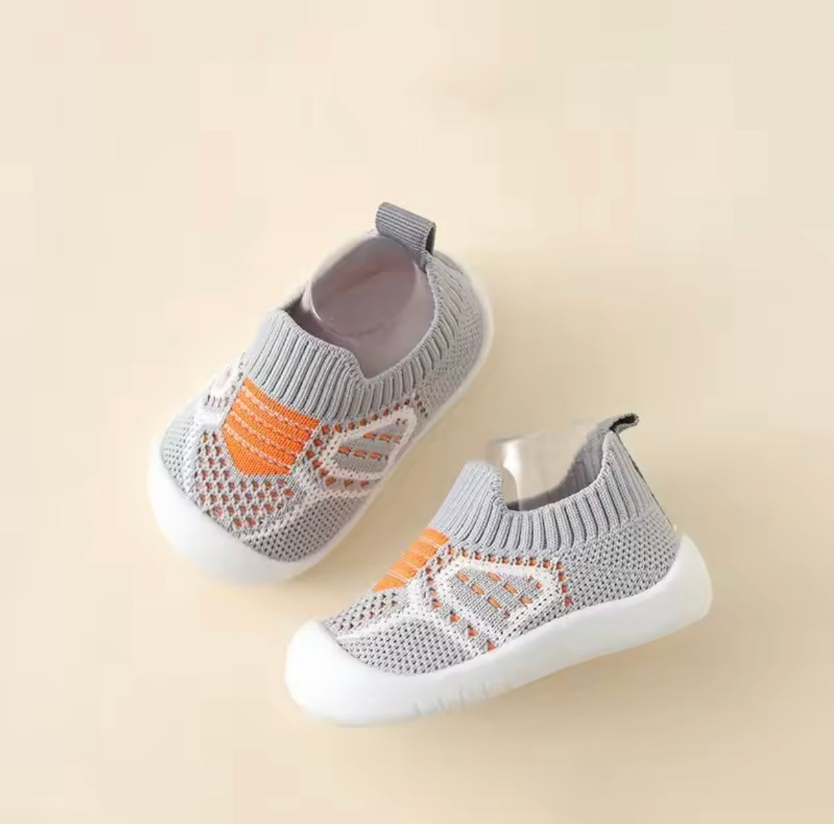 Baby Toddler Soft Slip On Mesh Sock Shoes. 5 Colours 0M-4Y