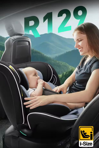 Kids Reecle I-Size 360 Swivel ISOFIX Car Seat. 0-12Y 3 Colours Available