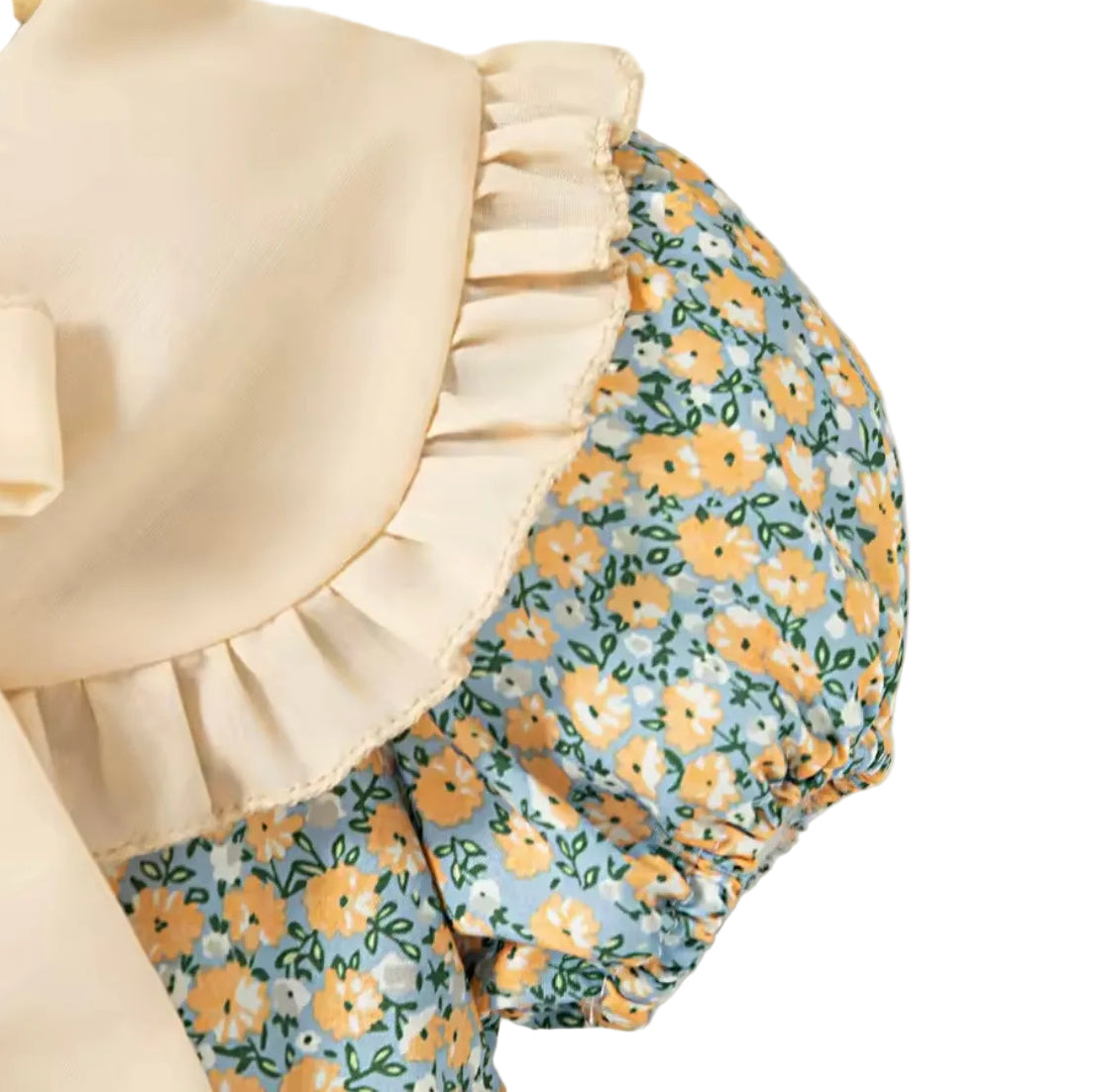 Kids Girls Lightweight Floral Bowknot Dress. 12M-6Y