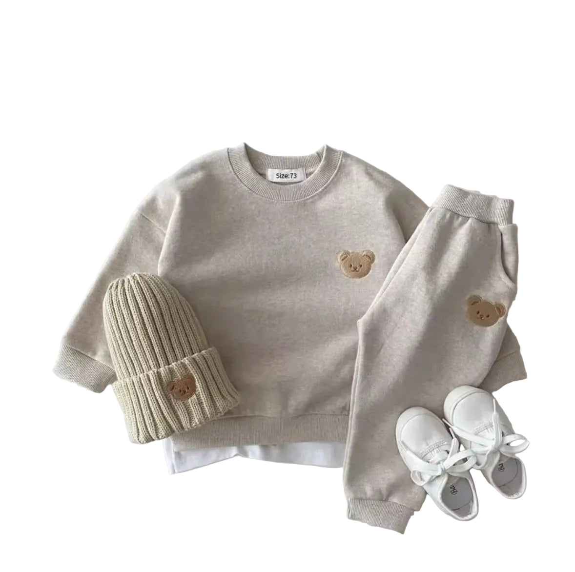 Kids Unisex Casual Sweatshirt & Pants Set. 5 Colours 6M-4Y
