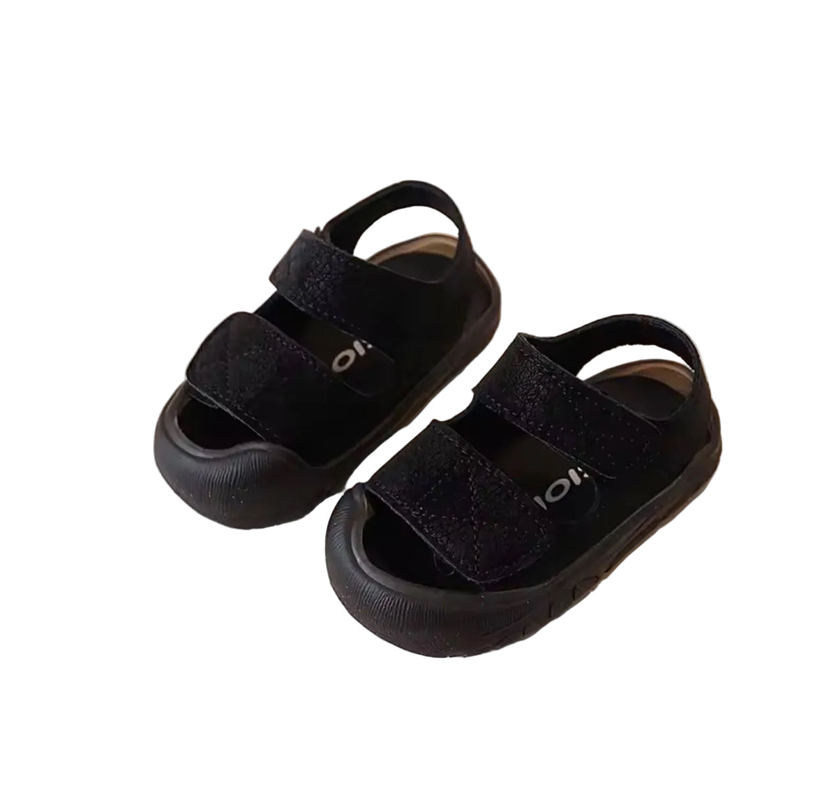Kids Unisex Chunky Soft PU Leather Velcro Strap Sandals. 3 Colours EU15-25 infants
