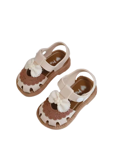 Baby Toddler Anti-Slip Bow Strap Sandals. 2 Colours EU16-25