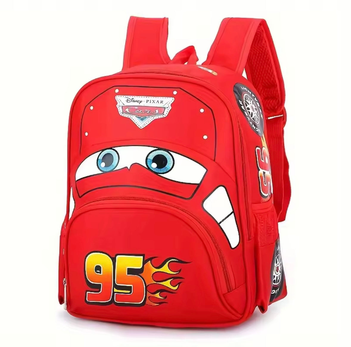 Kids Lightning McQueen Cars Backpack. One Size