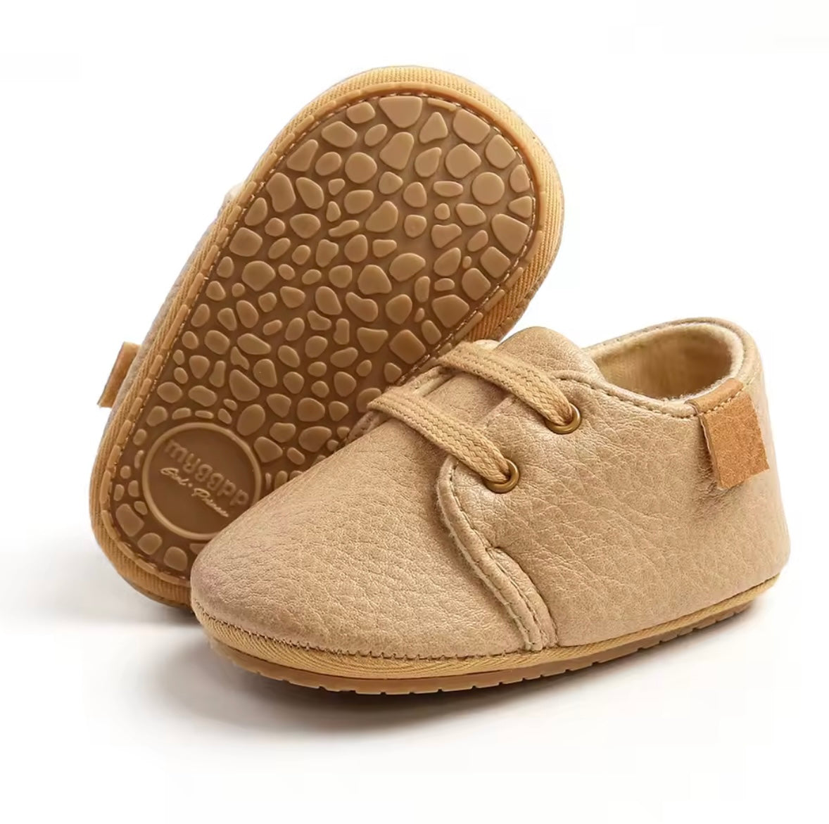 Baby Toddler Unisex Soft Leather Rubber Sole Shoes. 6 Colours 0-18M