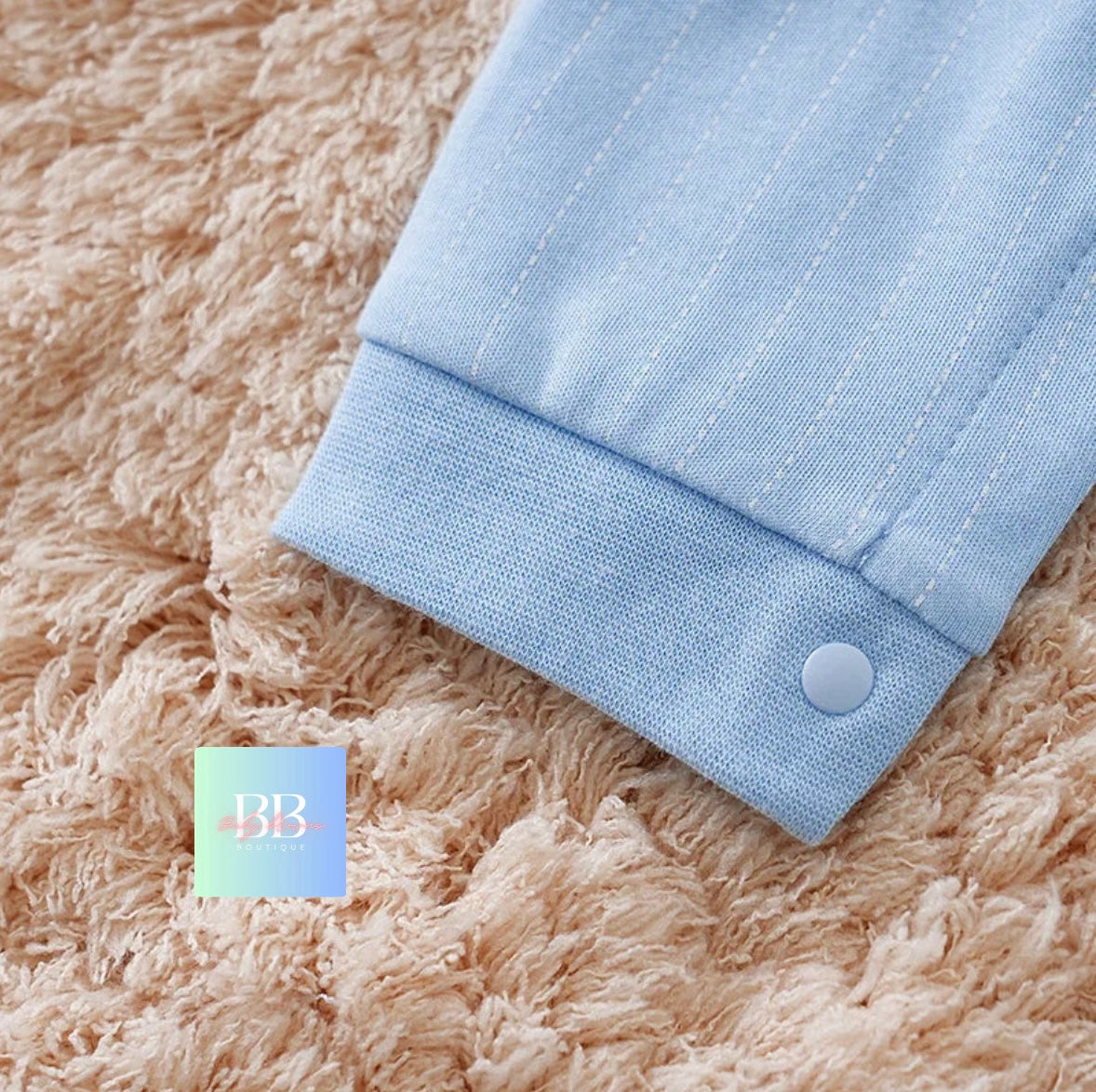 Baby/Toddler Long Sleeve Dress Romper with Bow Tie. 0-12M.