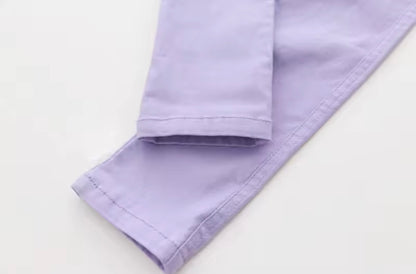Kids, Girls Stretch Candy Colour Jeggings. 8 Colours 2-11Y