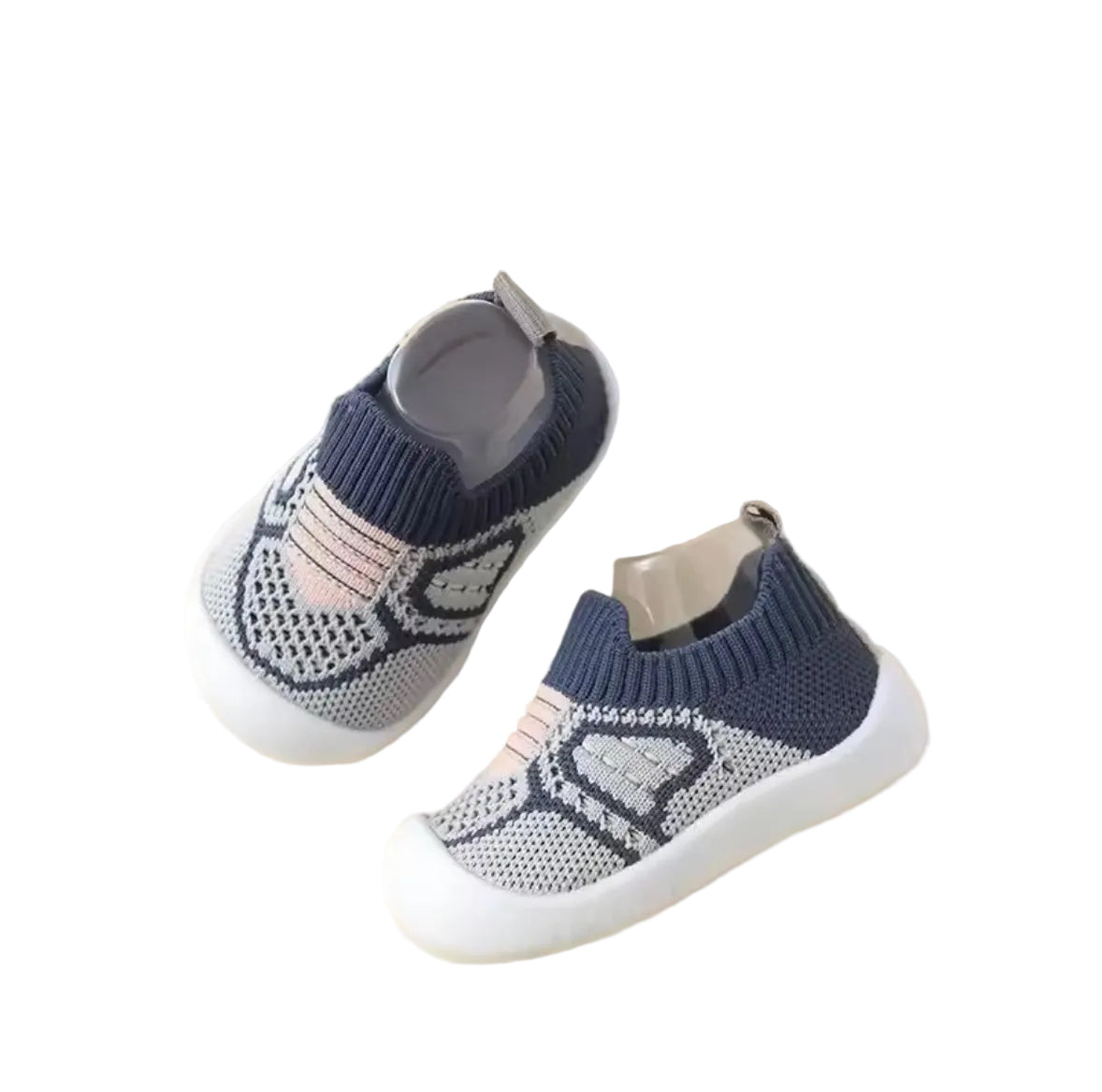 Baby Toddler Soft Slip On Mesh Sock Shoes. 5 Colours 0M-4Y