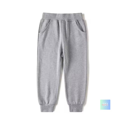 Gray sweatpants on a white background