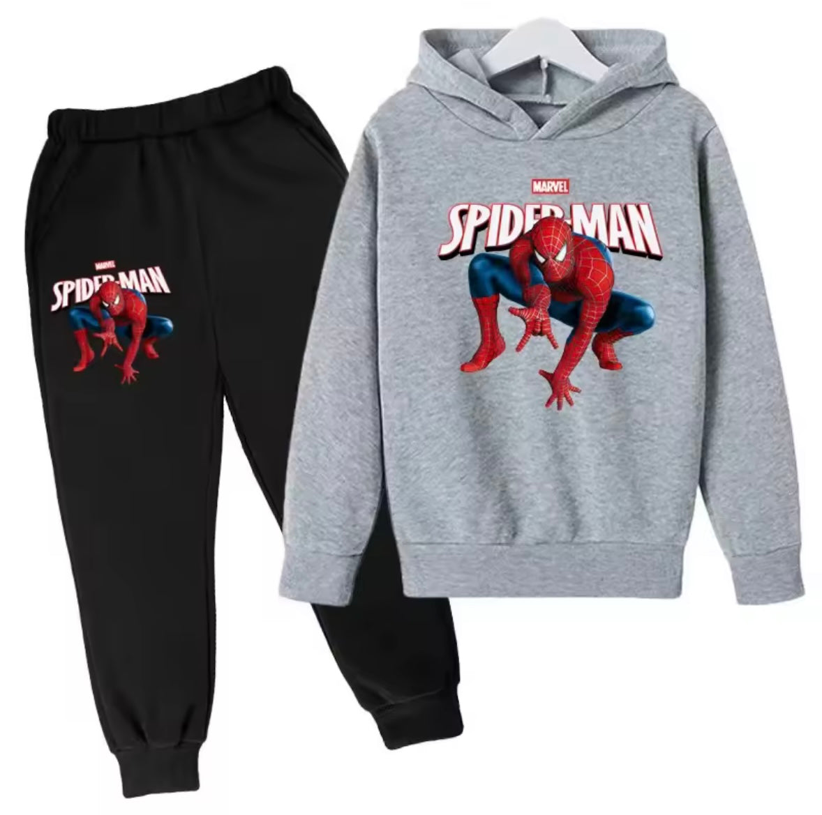 Kids Boys Lightweight Hooded Spider-Man Tracksuit 4 colours 1-8Y
