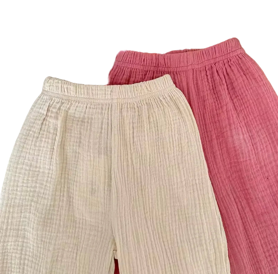 Kids Unisex Lightweight Loose Fit Casual Trousers. 8 Colours 9M-6Y