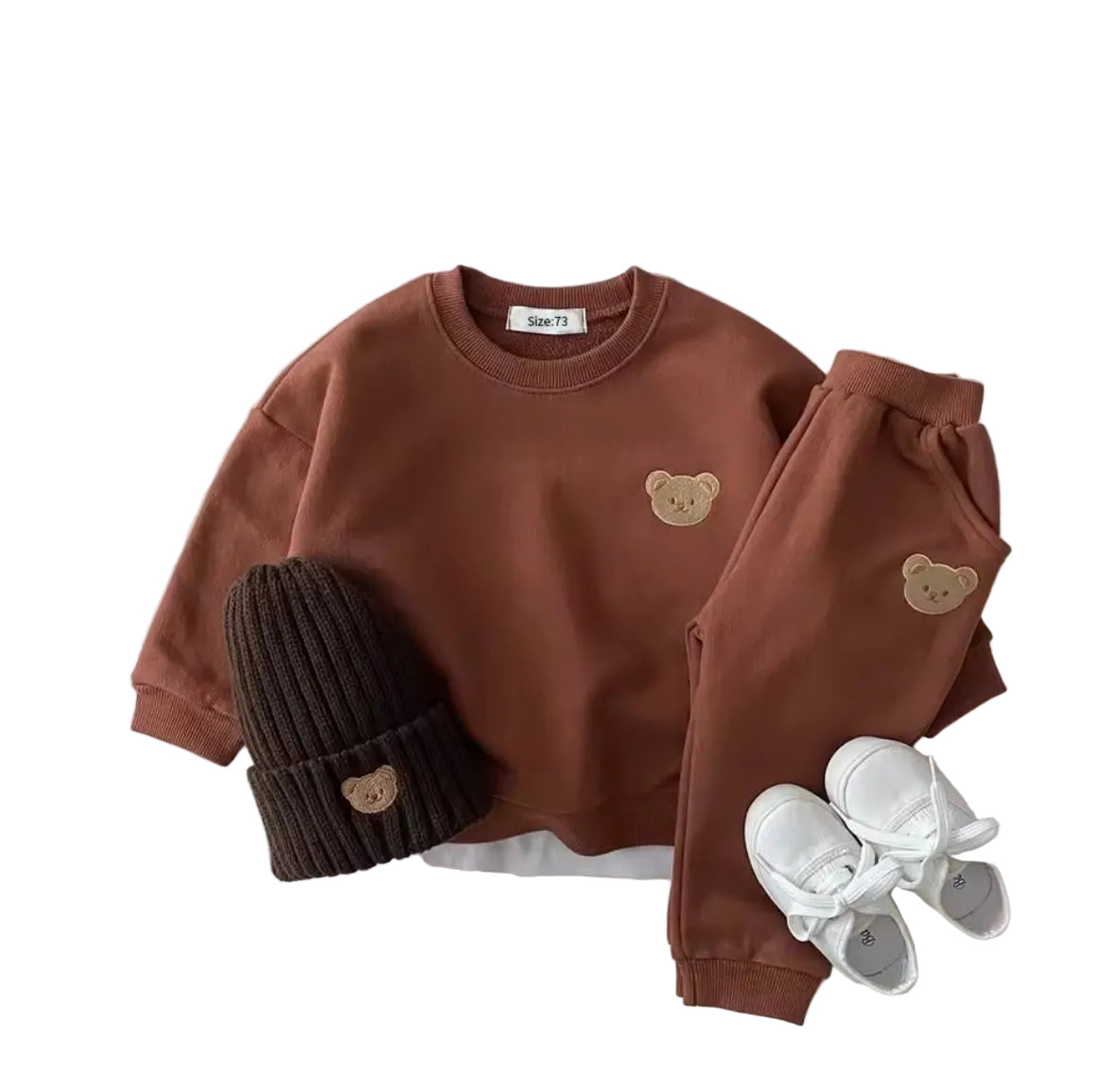 Kids Unisex Casual Sweatshirt & Pants Set. 5 Colours 6M-4Y