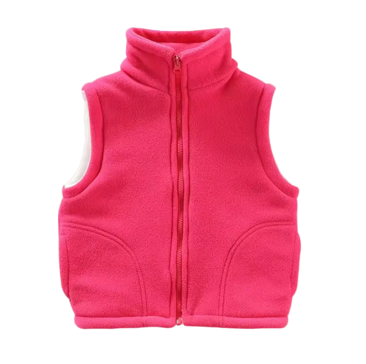 Kids Unisex Fleece BodyWarmer. 14 Colours 3-10Y