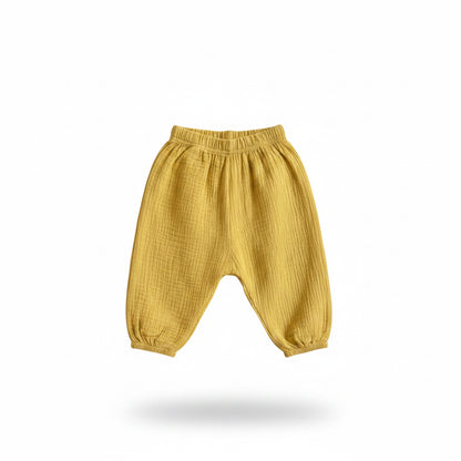 Kids Unisex Lightweight Loose Fit Casual Trousers. 8 Colours 9M-6Y