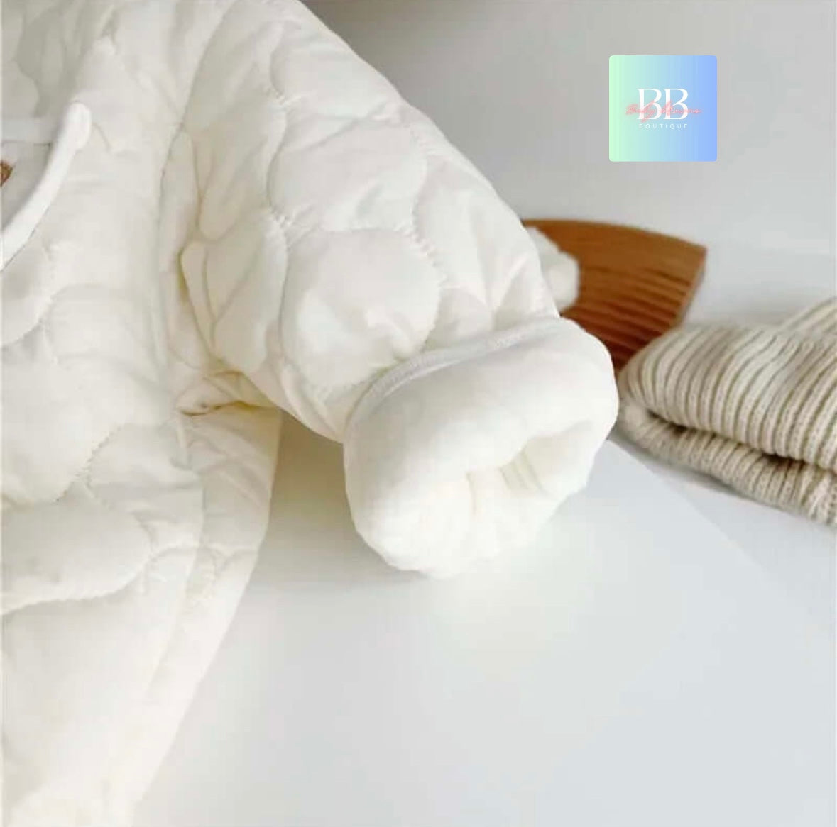 Baby/Toddler jumpsuits. Autumn/Winter cotton padded Romper, 3-18M, 2 colours.