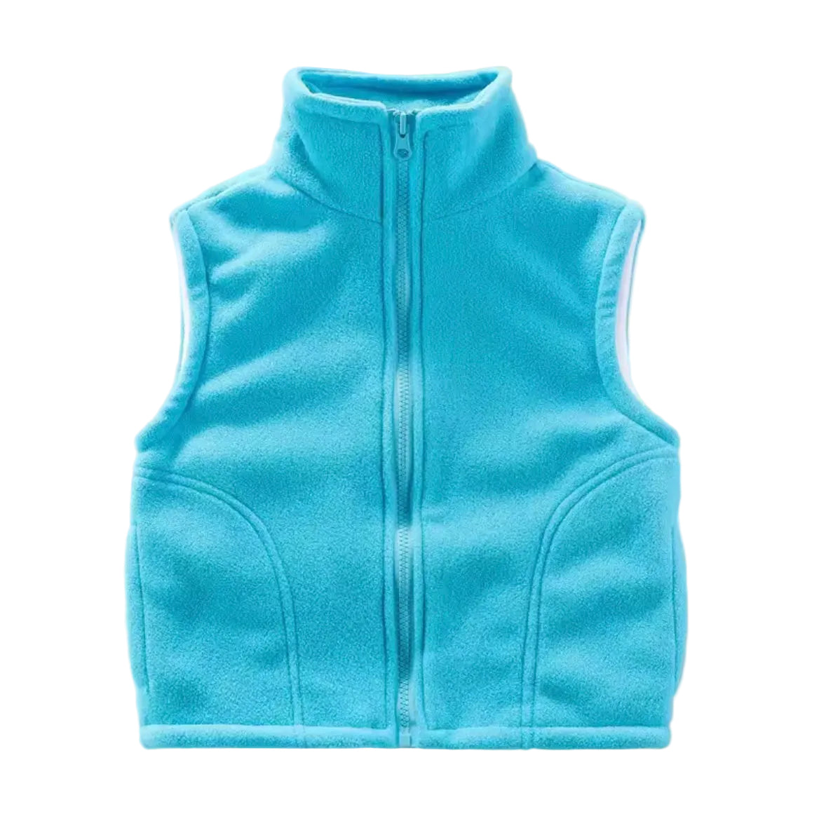 Kids Unisex Fleece BodyWarmer. 14 Colours 3-10Y