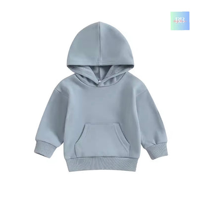Light blue hoodie on a white background