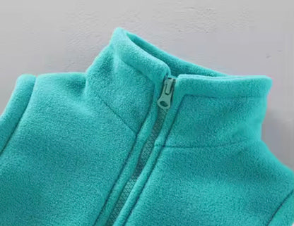 Kids Unisex Fleece BodyWarmer. 14 Colours 3-10Y