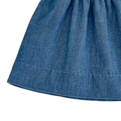 Kids Girls Lightweight Sleeveless Embroidered Summer Dress. 2-6Y