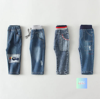 Baby/Toddler Boys Casual Denim Jeans/Trousers. 4 designs, 6M-3Y.