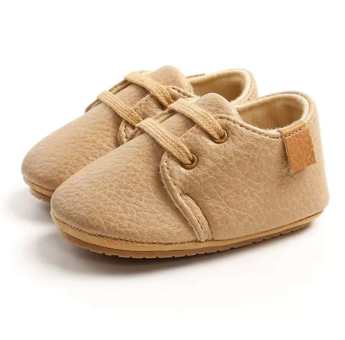 Baby Toddler Unisex Soft Leather Rubber Sole Shoes. 6 Colours 0-18M