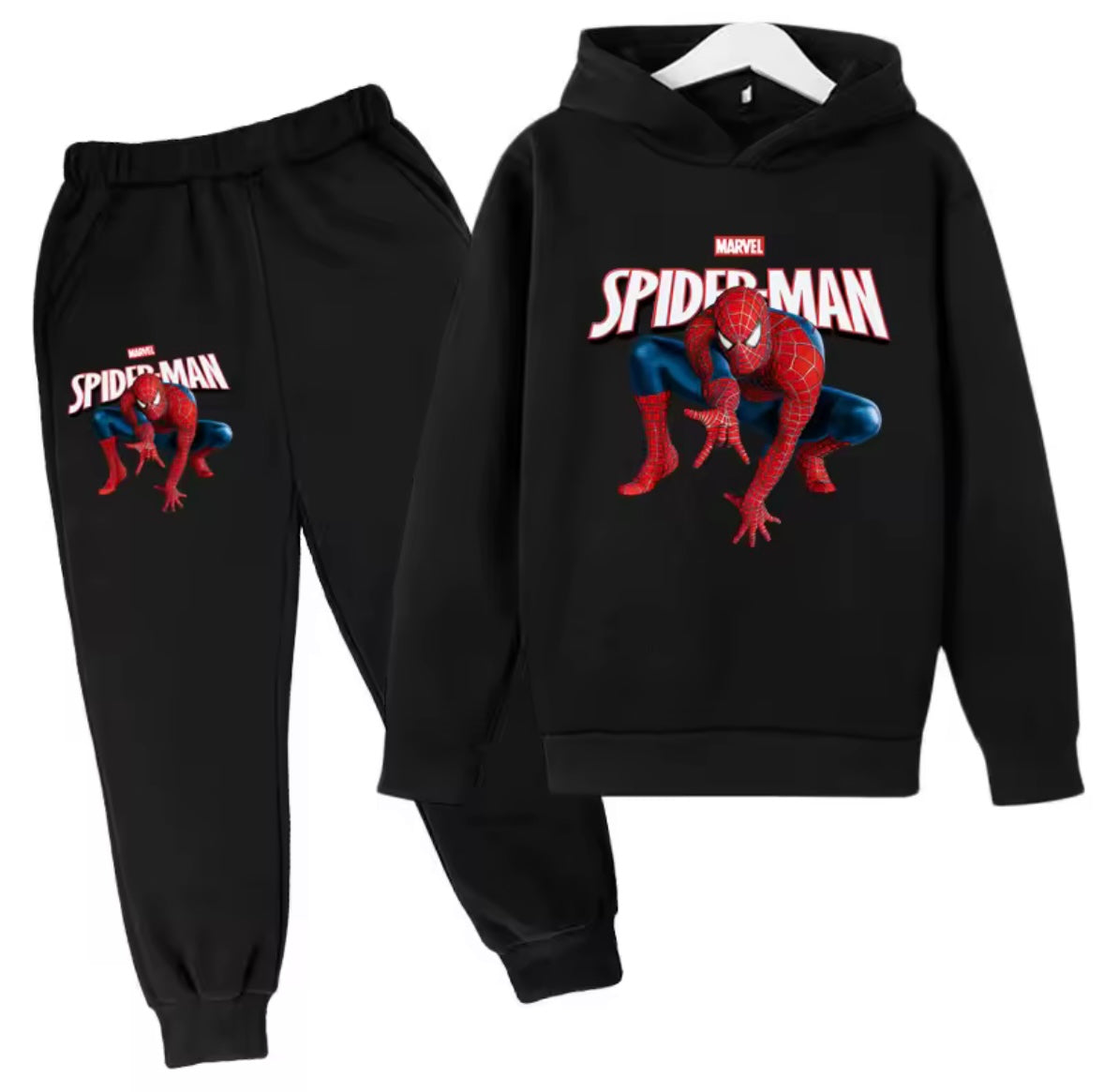 Kids Boys Lightweight Hooded Spider-Man Tracksuit 4 colours 1-8Y