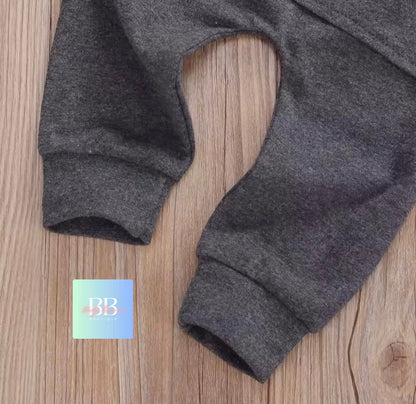 Baby/toddler sweatshirt & pants set. 2 variants, 6-24M