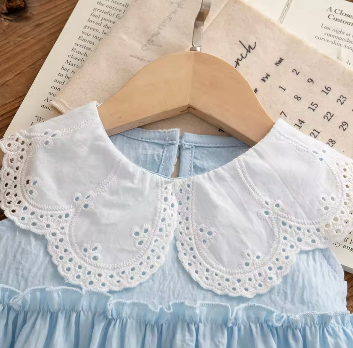Baby Toddler Sleeveless Mid Length Cotton Dress. 3 Colours 9M-4Y