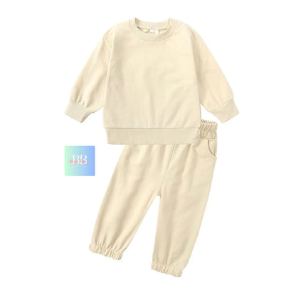 Kids Casual Long Sleeve Sweatshirt & Tracksuit Pants. 12M-13Y, 5 colours