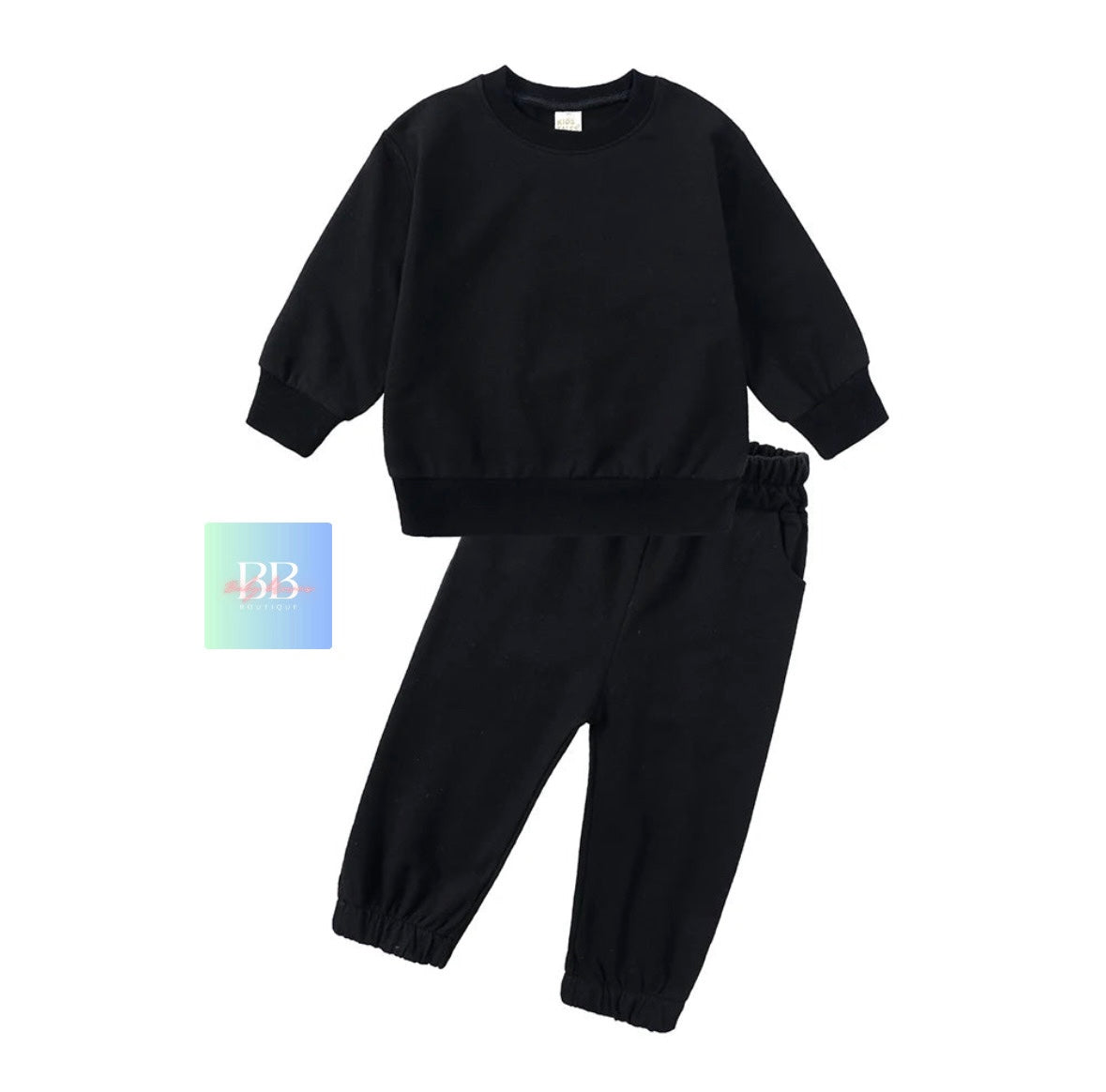 Kids Casual Long Sleeve Sweatshirt & Tracksuit Pants. 12M-13Y, 5 colours