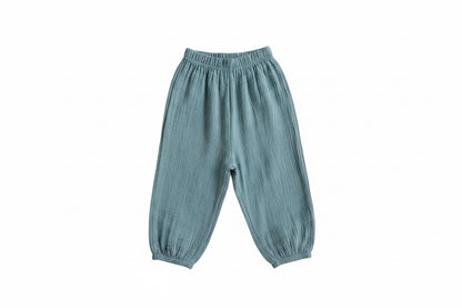 Kids Unisex Lightweight Loose Fit Casual Trousers. 8 Colours 9M-6Y