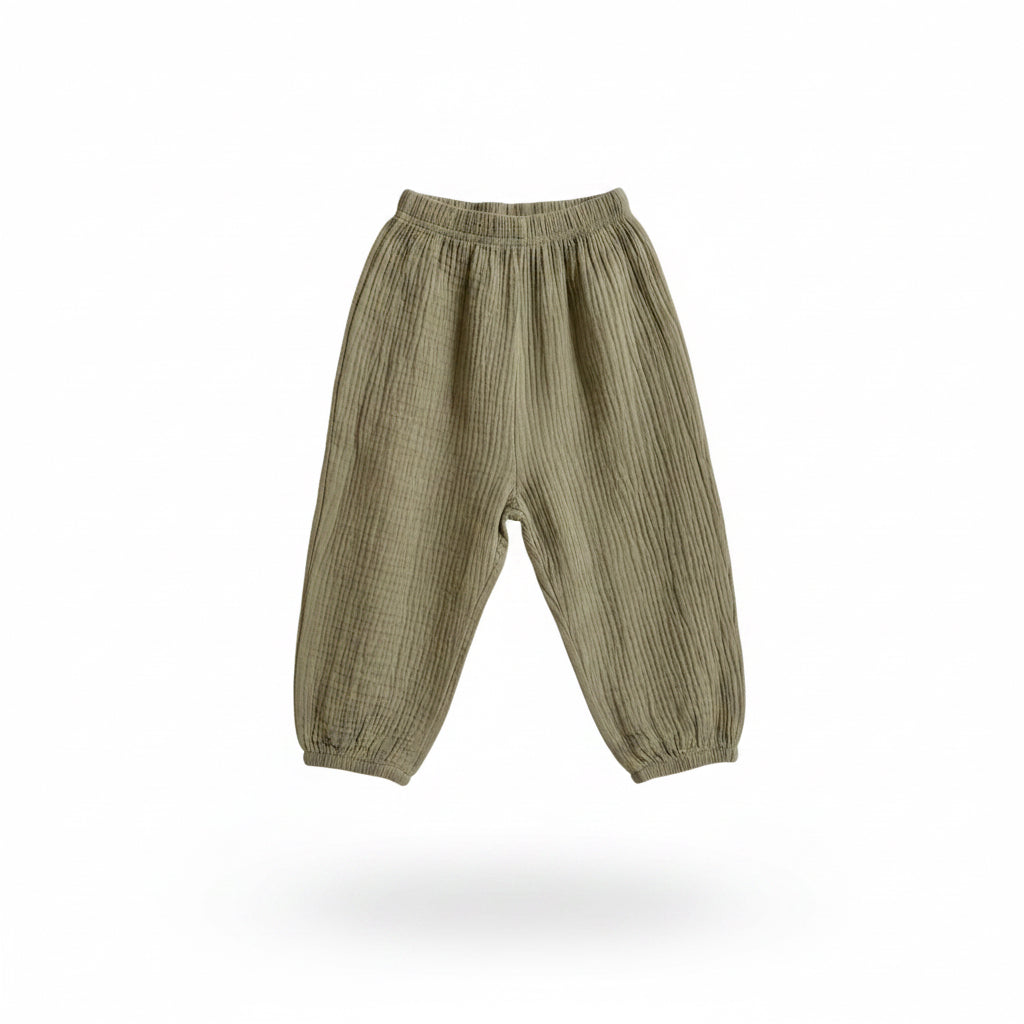 Kids Unisex Lightweight Loose Fit Casual Trousers. 8 Colours 9M-6Y