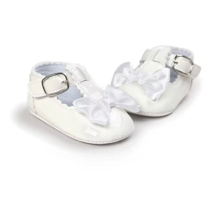 Baby Toddler Girls Patent Bowknot Buckle Strap Shoes. 5 Colours 0M-18M