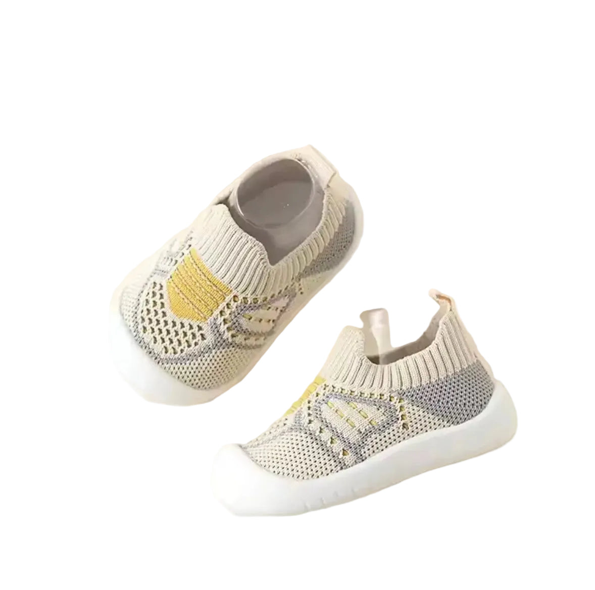 Baby Toddler Soft Slip On Mesh Sock Shoes. 5 Colours 0M-4Y