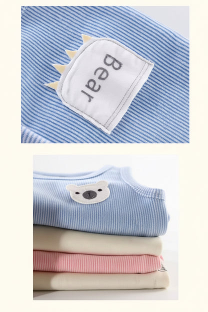 Kids Unisex Fleece Lined Pinstripe Waistcoat. 3 Colours 9M-7Y