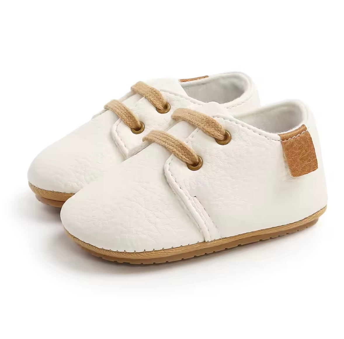 Baby Toddler Unisex Soft Leather Rubber Sole Shoes. 6 Colours 0-18M