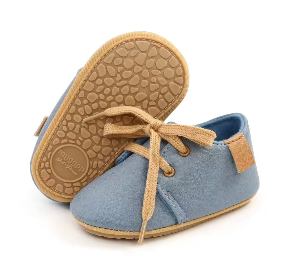 Baby Toddler Unisex Soft Leather Rubber Sole Shoes. 6 Colours 0-18M