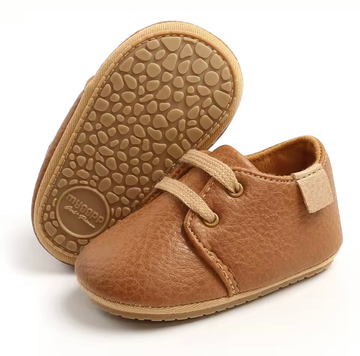 Baby Toddler Unisex Soft Leather Rubber Sole Shoes. 6 Colours 0-18M