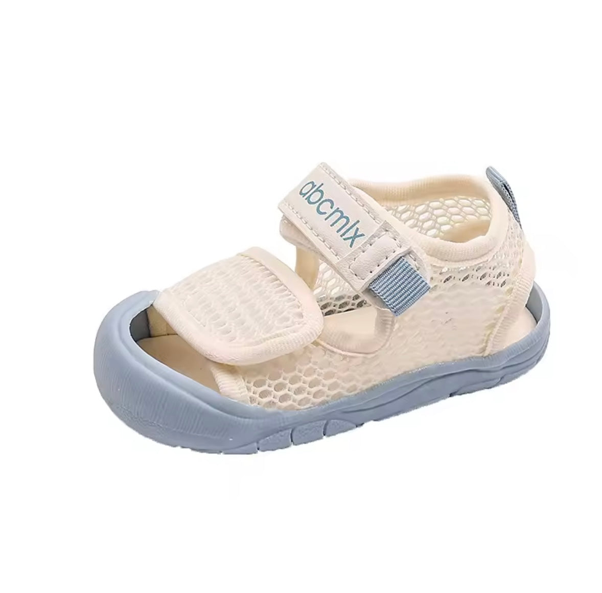 Kids Soft Mesh Velcro Strap Rubber Sole Sandals. 3 Colours EU15-EU25
