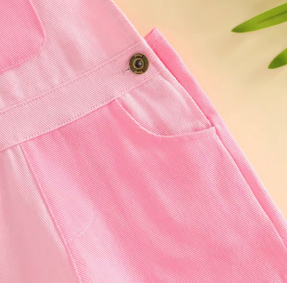 Kids Unisex Patchwork Dungaree Shorts. 6 Colours 12M-4Y