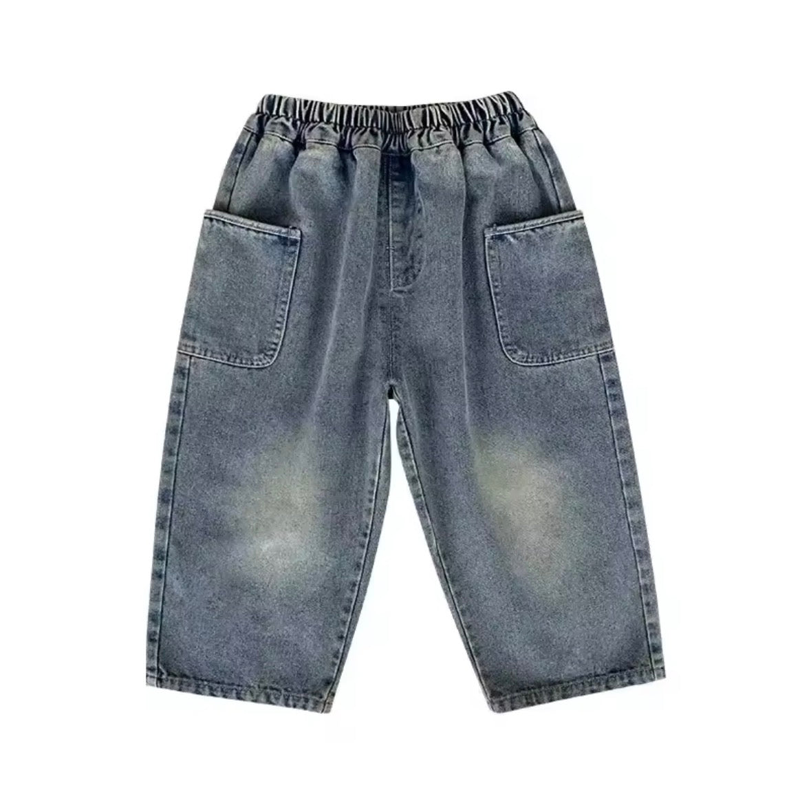 Kids Boys Wide Leg Relaxed Jeans 2-5Y