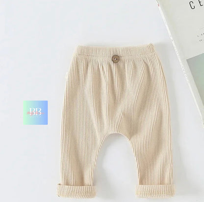 Baby/Toddler Soft Cord Trousers. 6-24M, 5 Colours